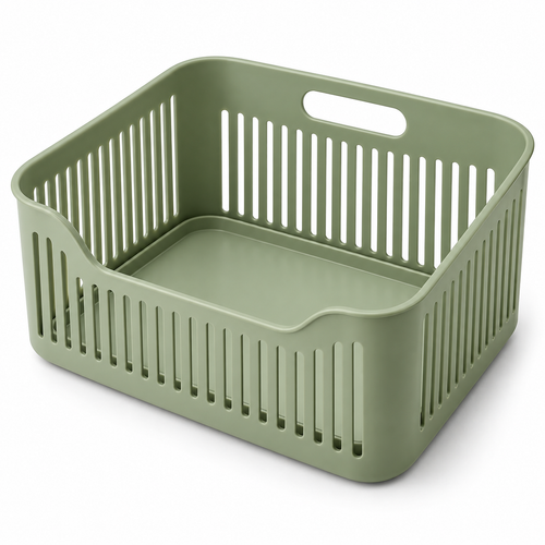 Ventilated Produce-Package Pantry Basket