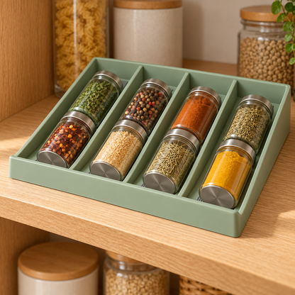Inclined Spice-Jar Shelf Insert