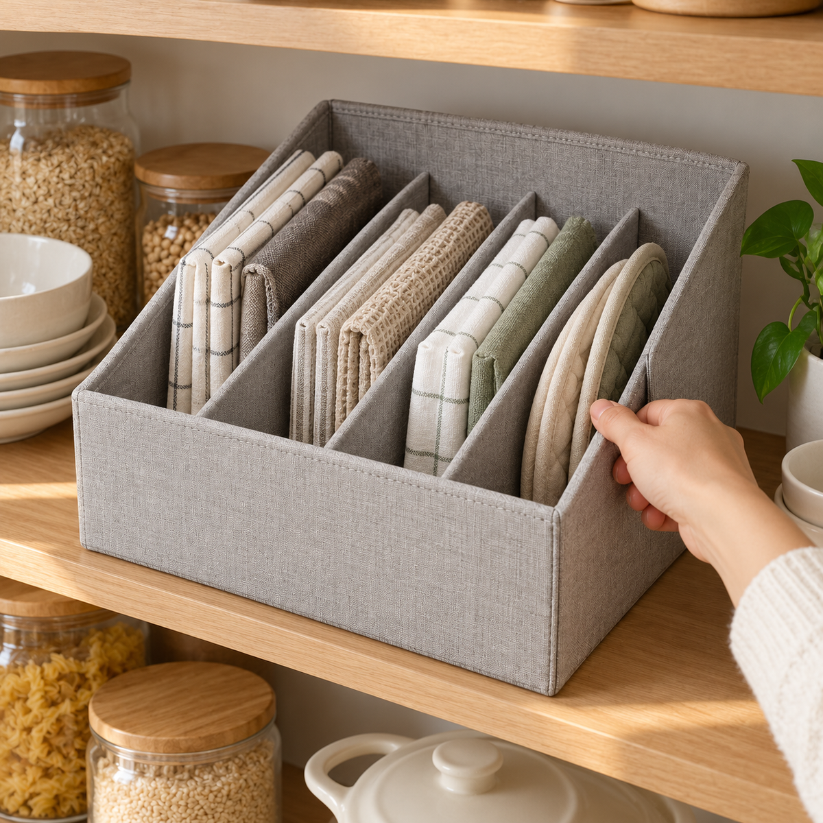 Upright Kitchen Linen File