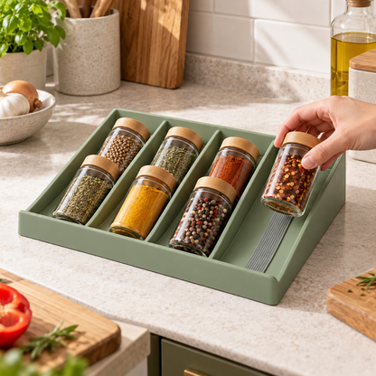 Inclined Spice-Jar Shelf Insert