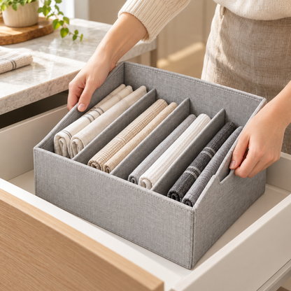 Upright Kitchen Linen File