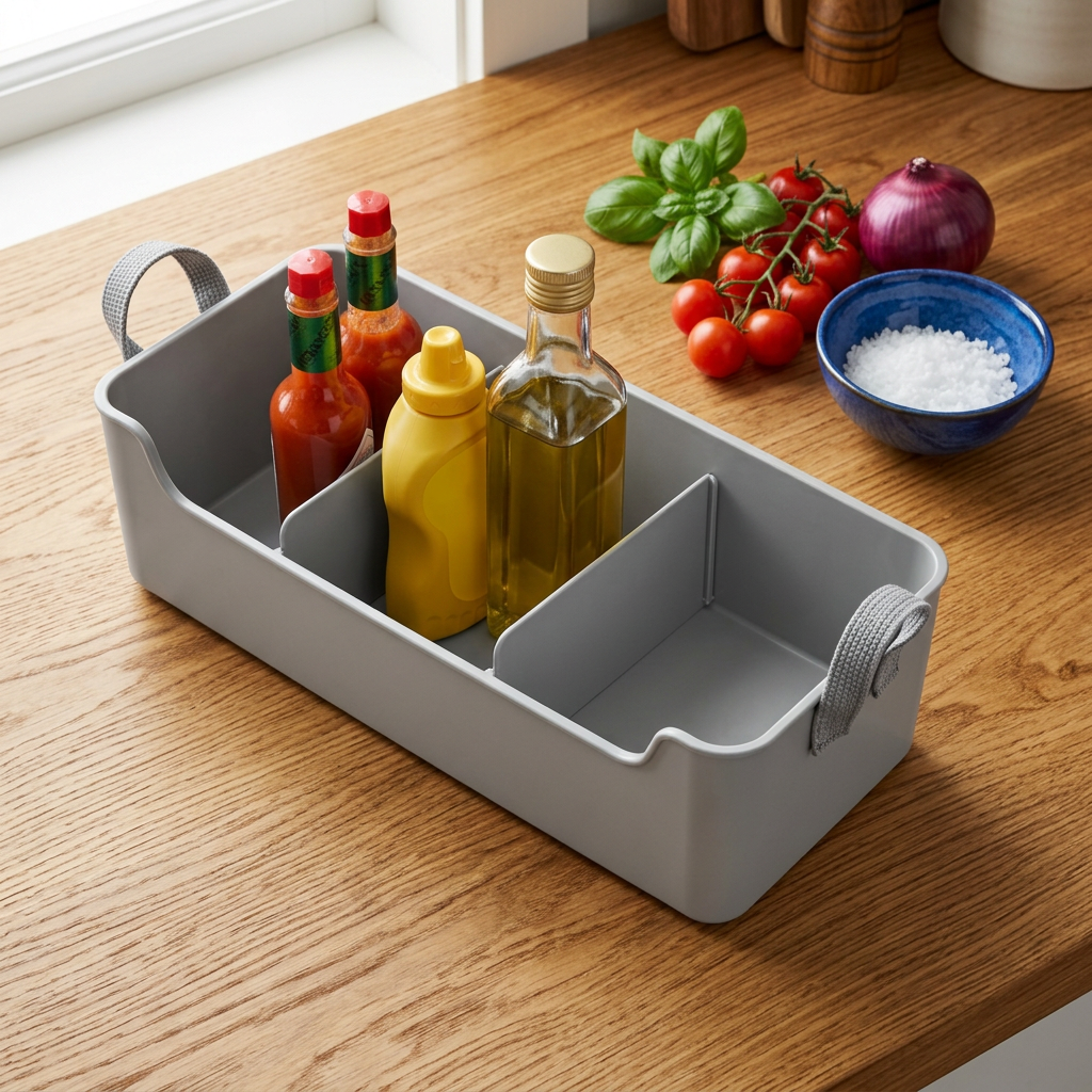 Lift-Out Refrigerator Condiment Caddy