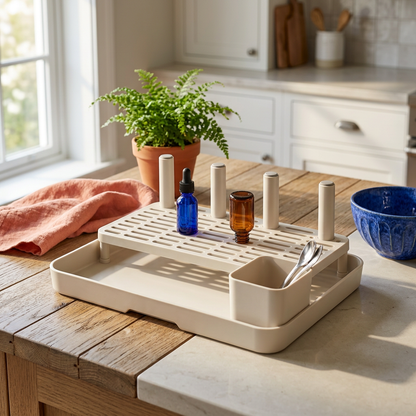 Bottle-Accessory Drying Platform